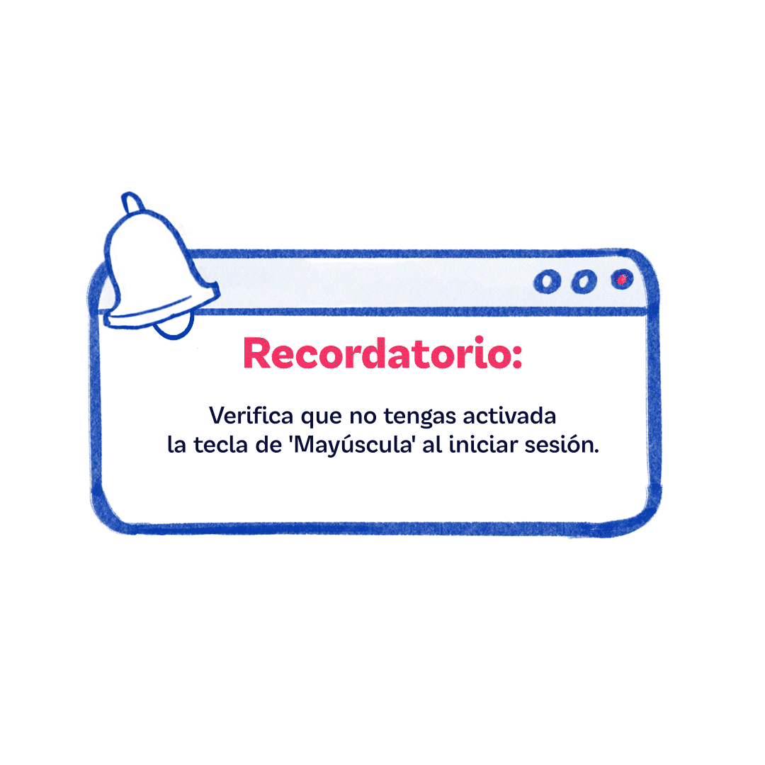 Problemas para iniciar sesión